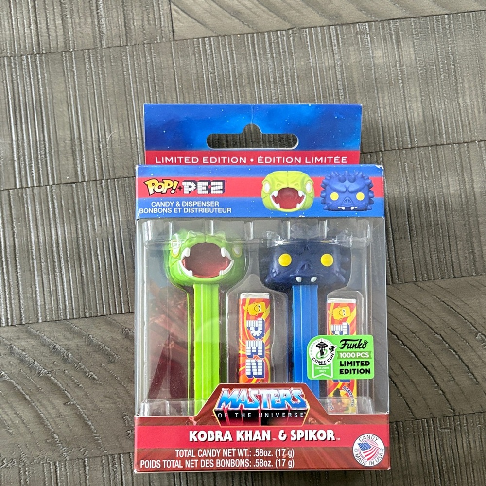 Funko Pop! PEZ Masters of the Universe Kobra Khan & Spikor Dispenser Set